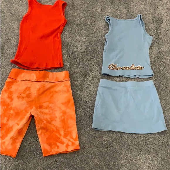 2 trendy tank toos, pants and skort - Picture 2 of 2